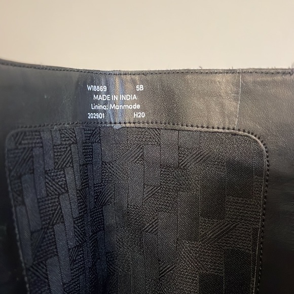 Cole Haan Women's W18869 Camry Riding Boot Black Leather size 5 - Picture 9 of 13